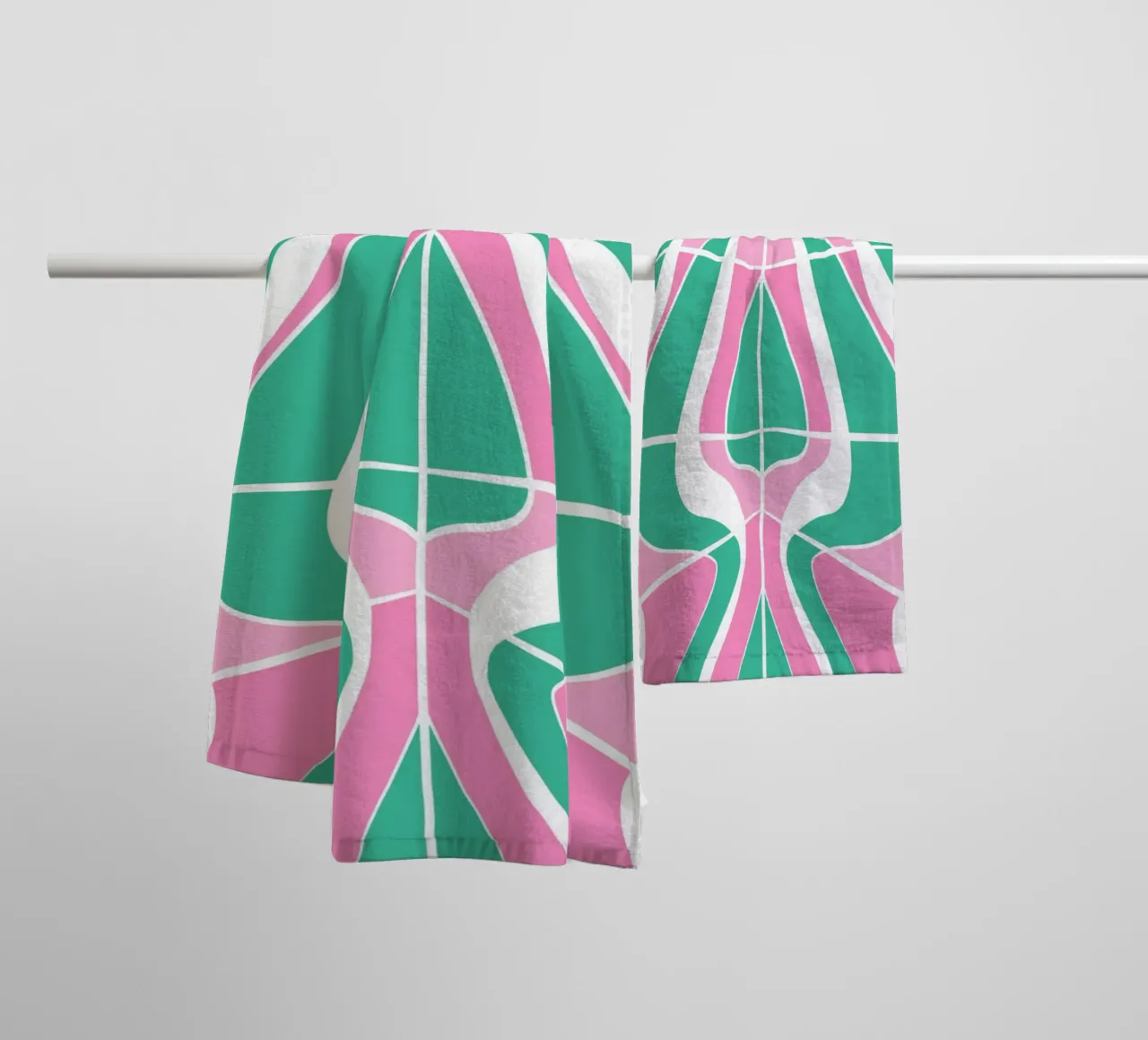 Bizarre Pattern 03 towel by Little Dean