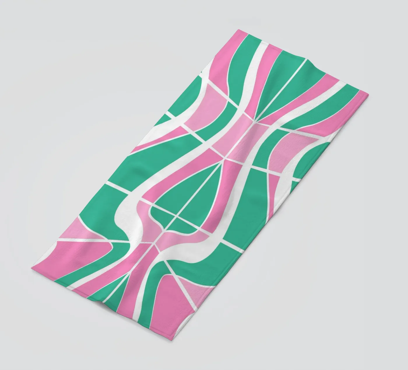 Bizarre Muster 03 Strandtuch von Little Dean