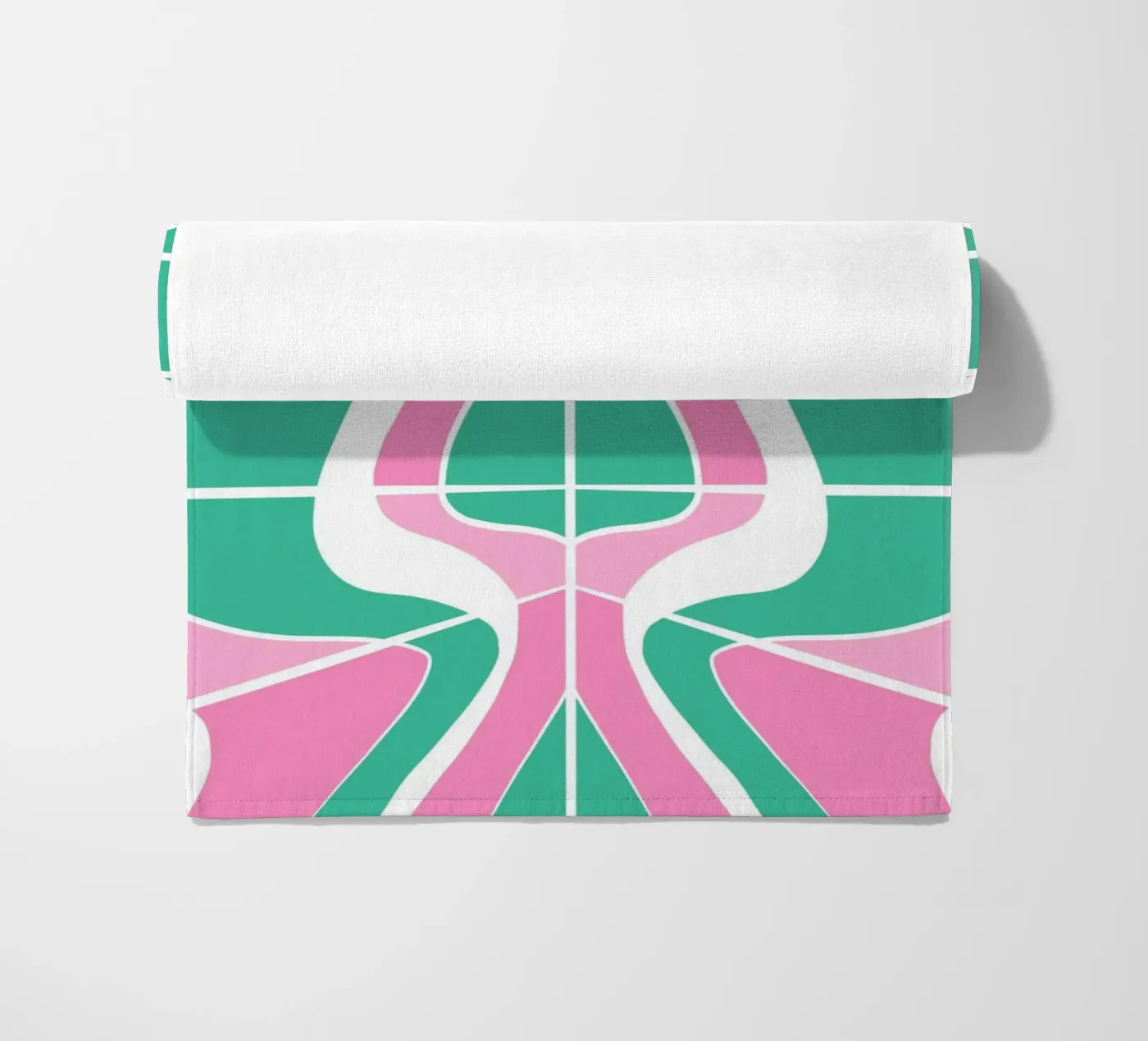 Bizarre Muster 03 Strandtuch von Little Dean