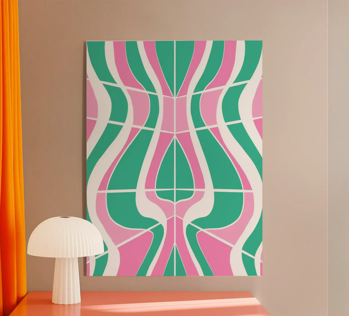 Bizarre Pattern 03 Acryl-Glas von Little Dean