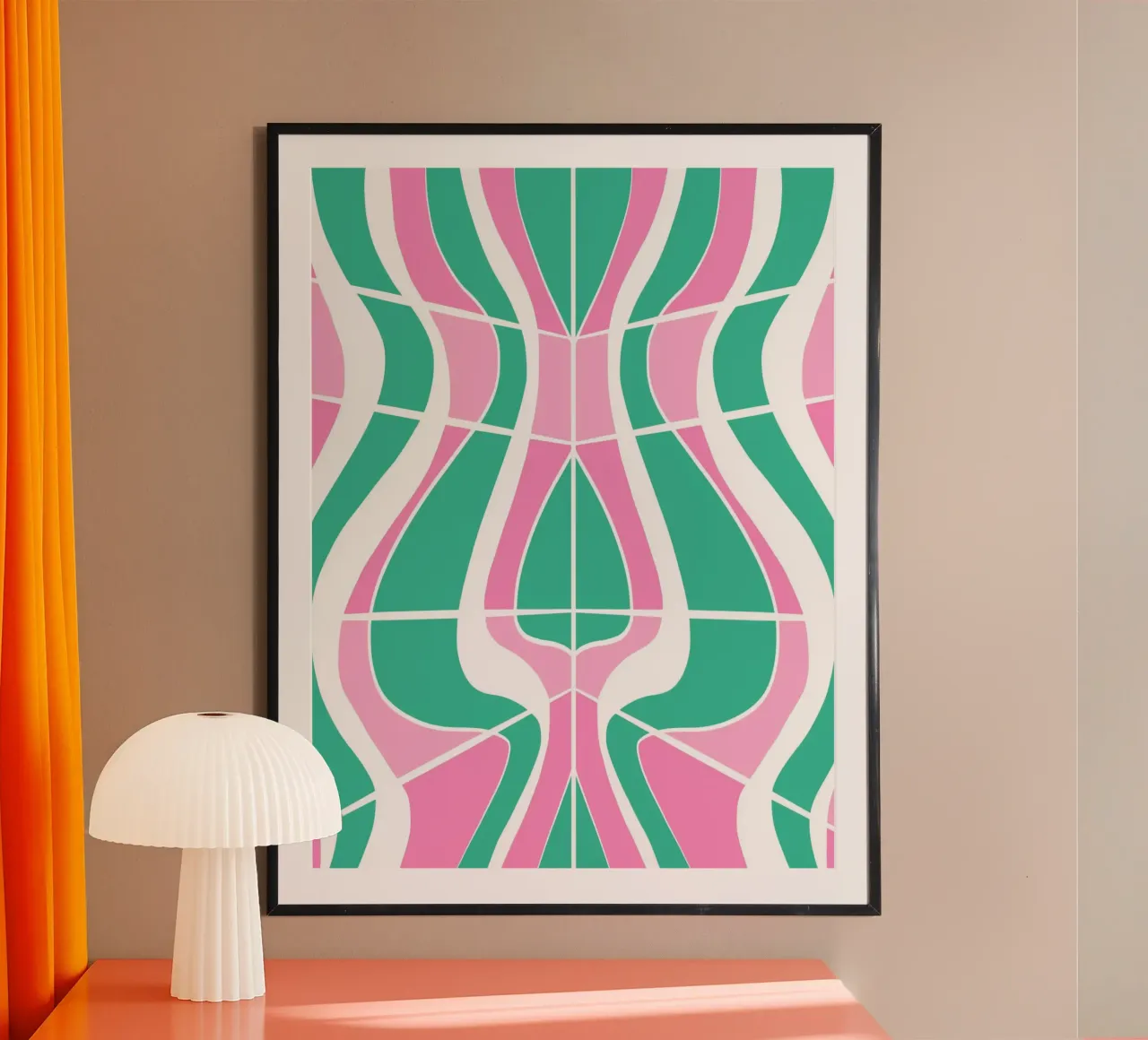 Bizar patroon 03 poster van Little Dean