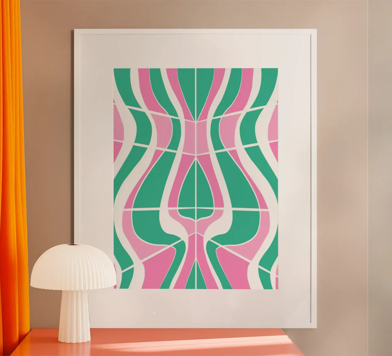 Bizar patroon 03 poster van Little Dean