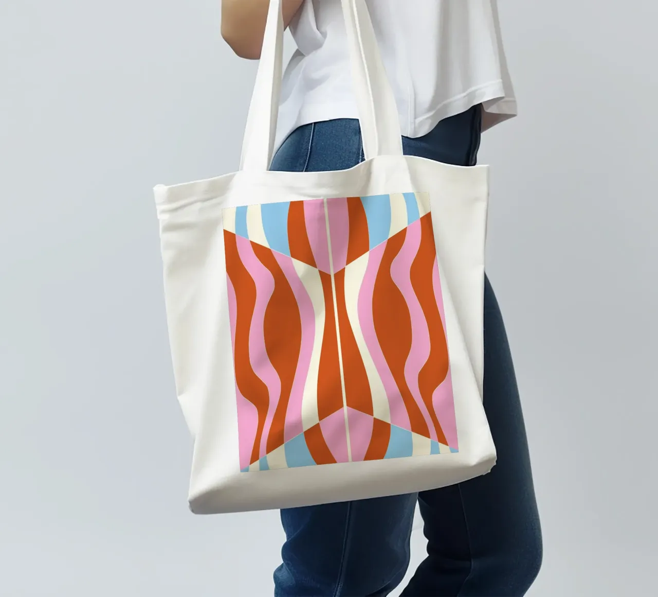 Pattern Bizarre 04 borsa in juta da Little Dean
