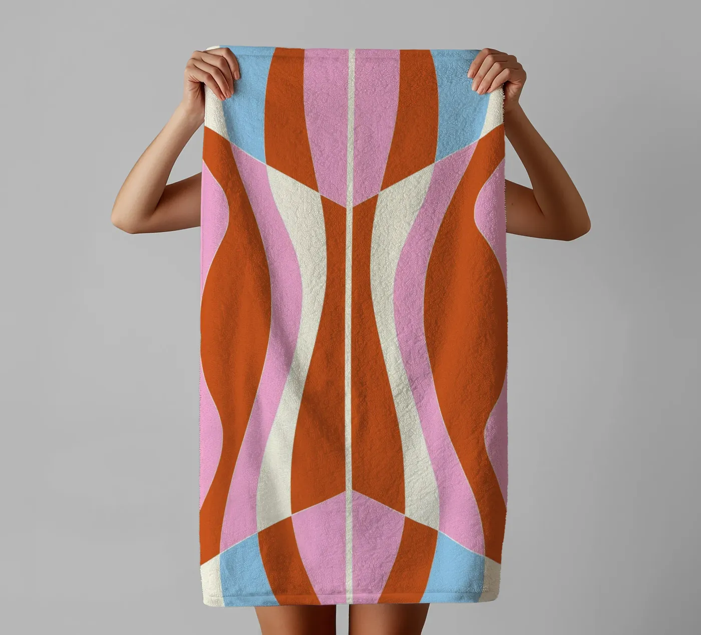 Bizarre Pattern 04 towel by Little Dean