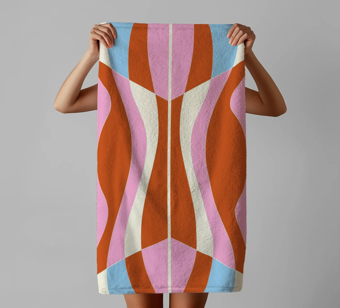 Bizarre Pattern 04 towel by Little Dean