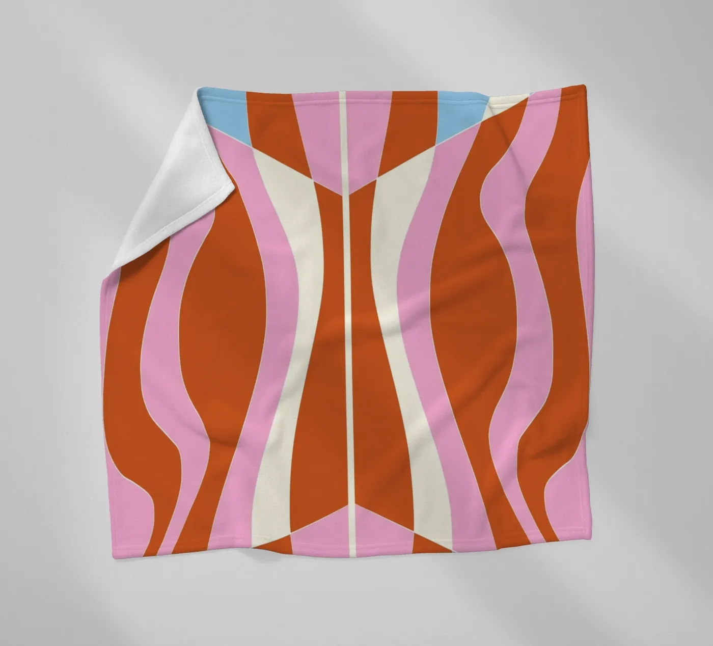 Bizarre Muster 04 Fleecedecke von Little Dean