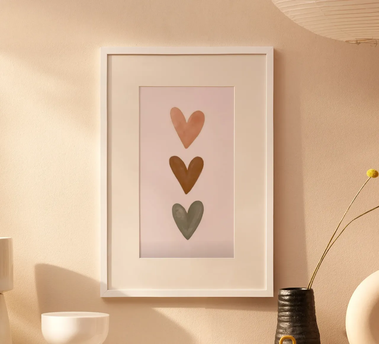 three heart poster da kichin