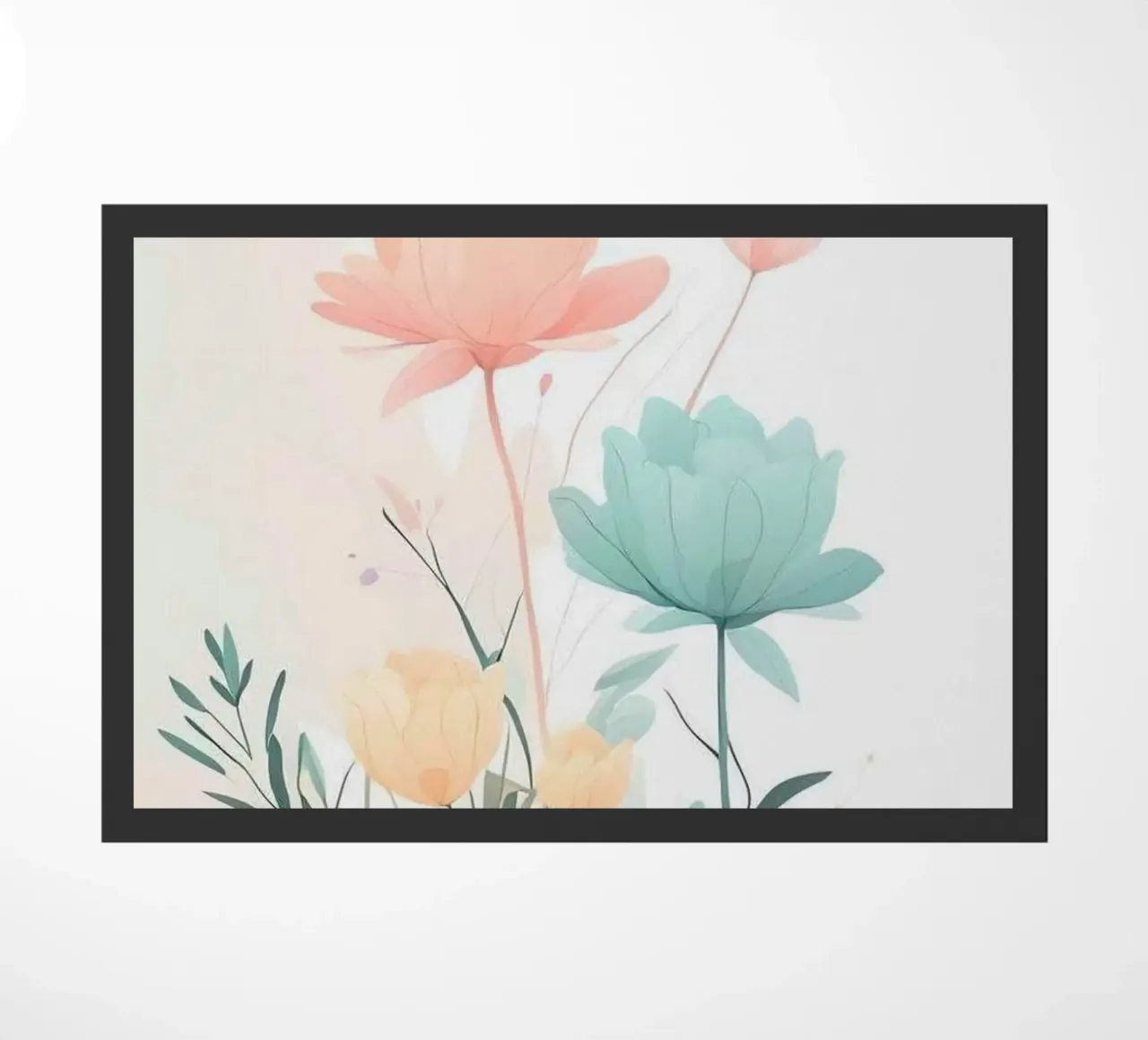 gradient flower zerbino da kichin