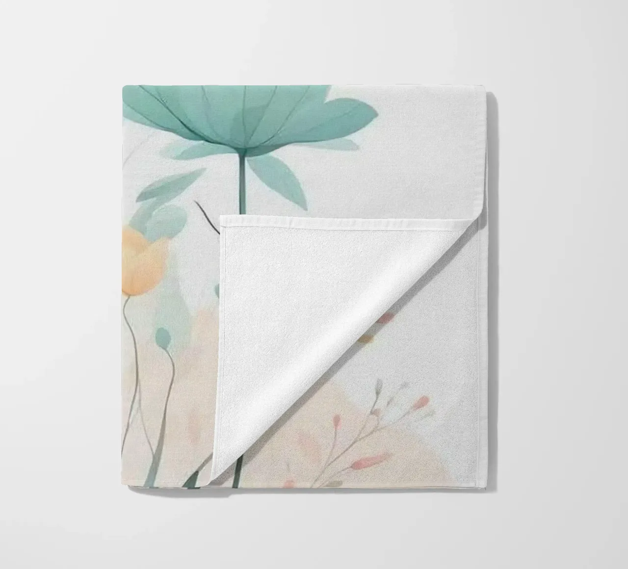 gradient flower telo mare da kichin