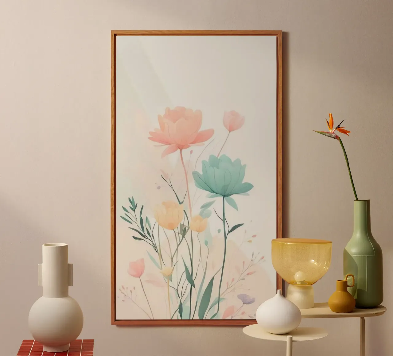 gradient flower alluminio dibond da kichin