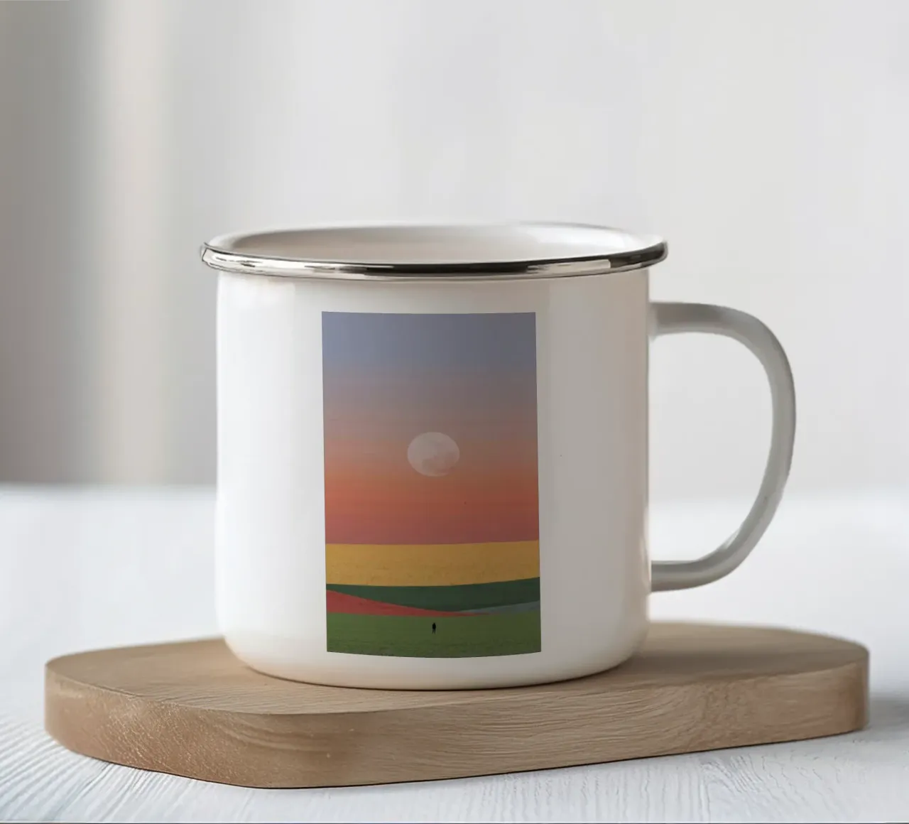 standing and chill tazza in smalto da kichin