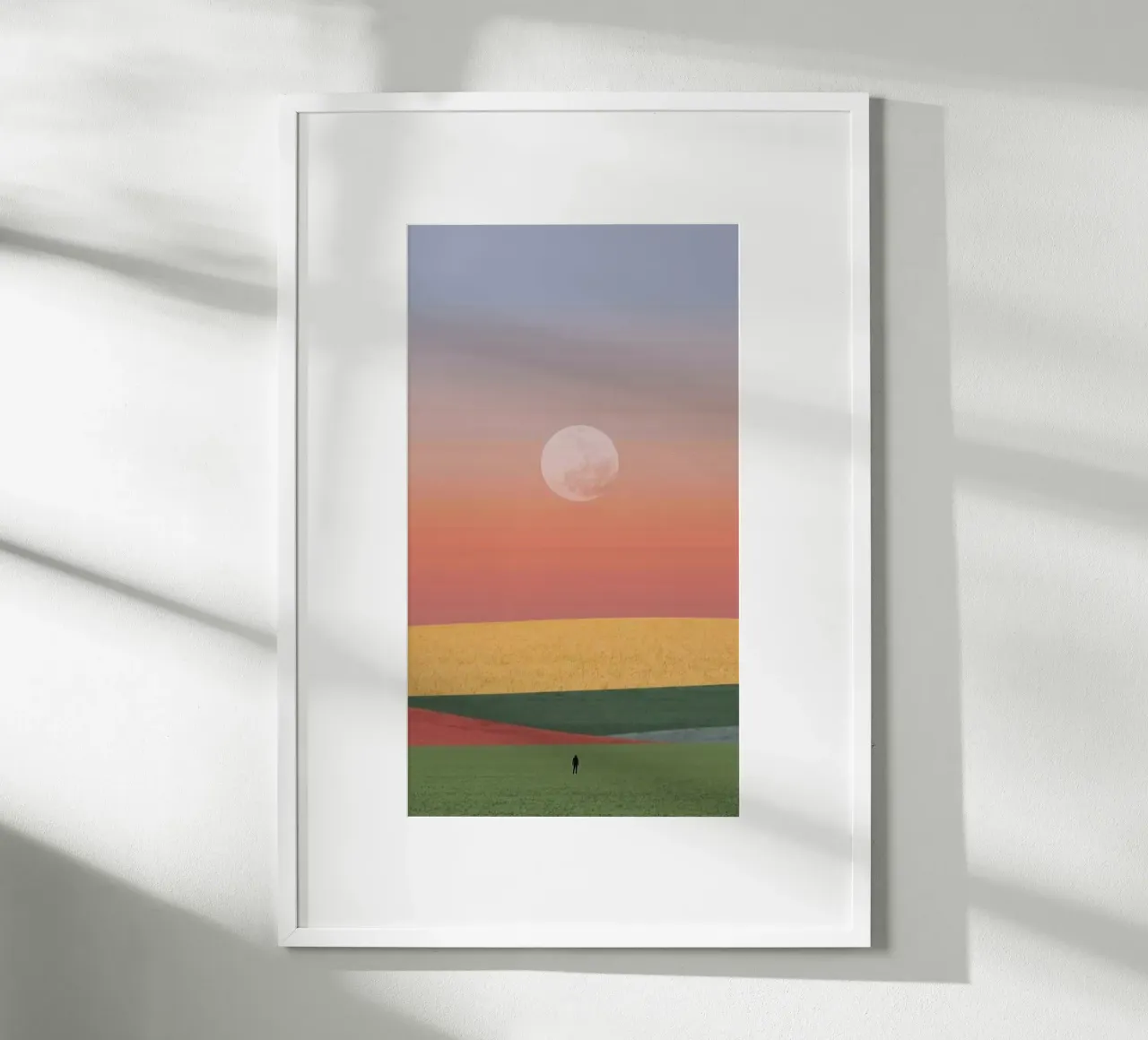 standing and chill poster con telaio in alluminio da kichin