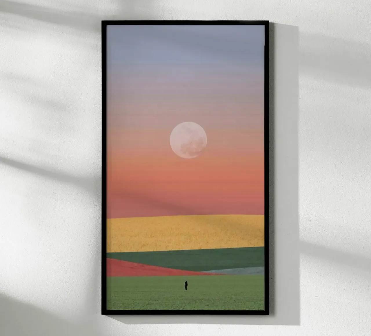 standing and chill poster con telaio in alluminio da kichin