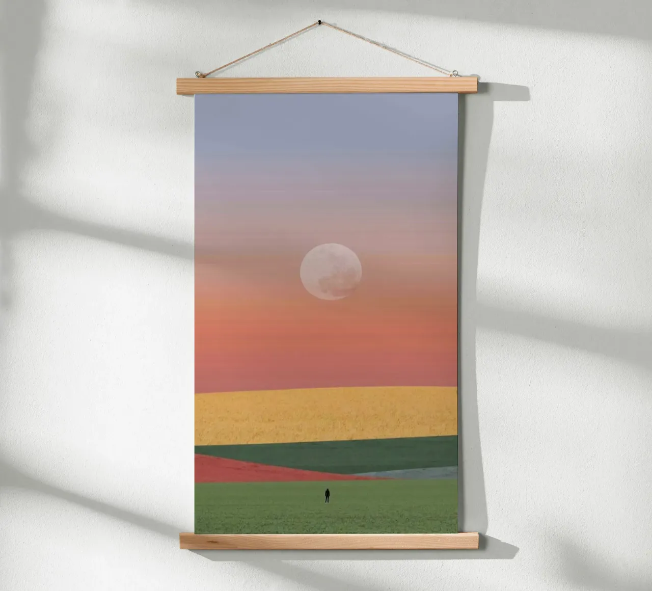 standing and chill poster con telaio in alluminio da kichin