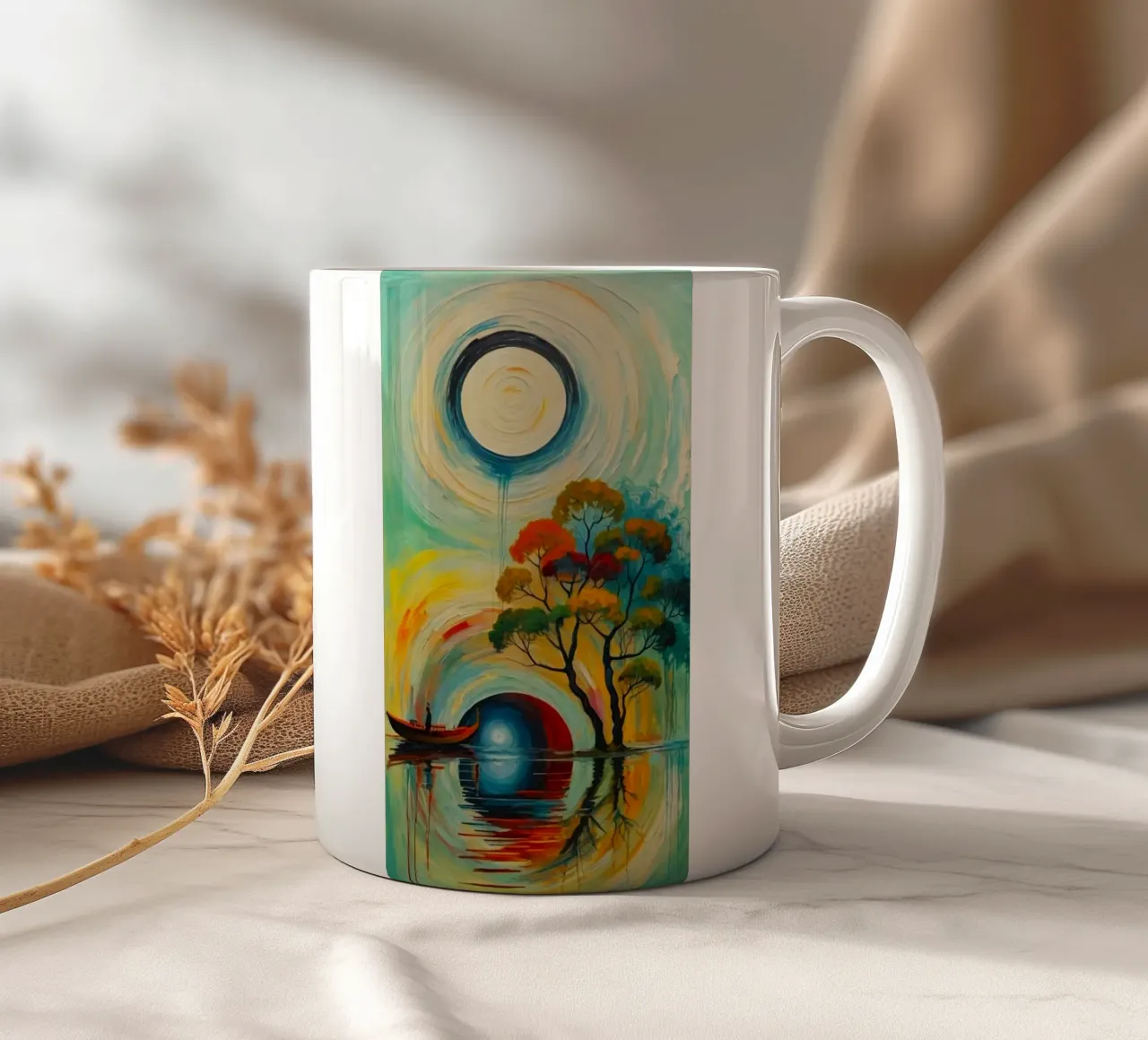 reflect moonight tazza in ceramica da kichin