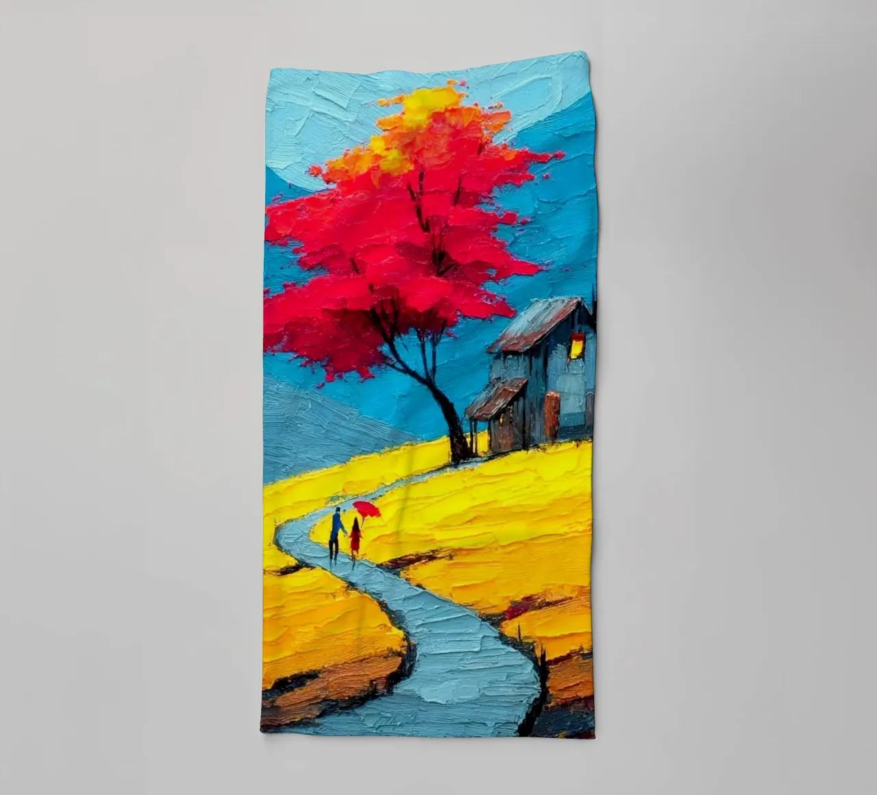 come home in curve road asciugamano da bagno da carsa