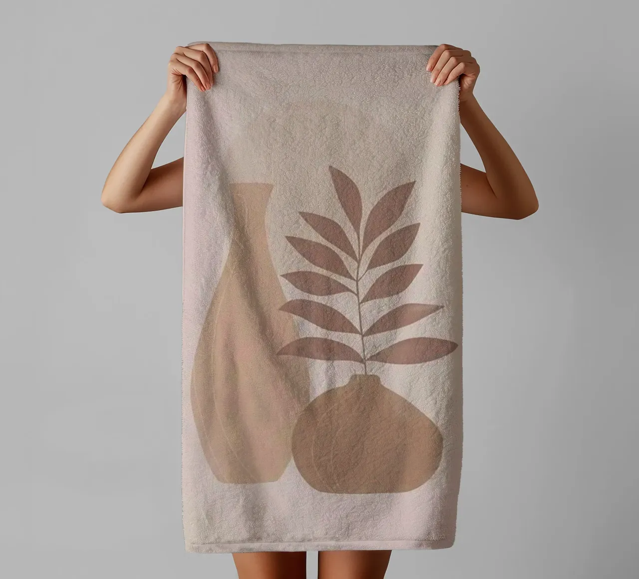 vase and branch shape asciugamano da bagno da kichin
