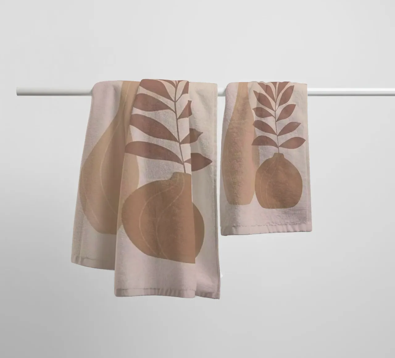vase and branch shape asciugamano da bagno da kichin
