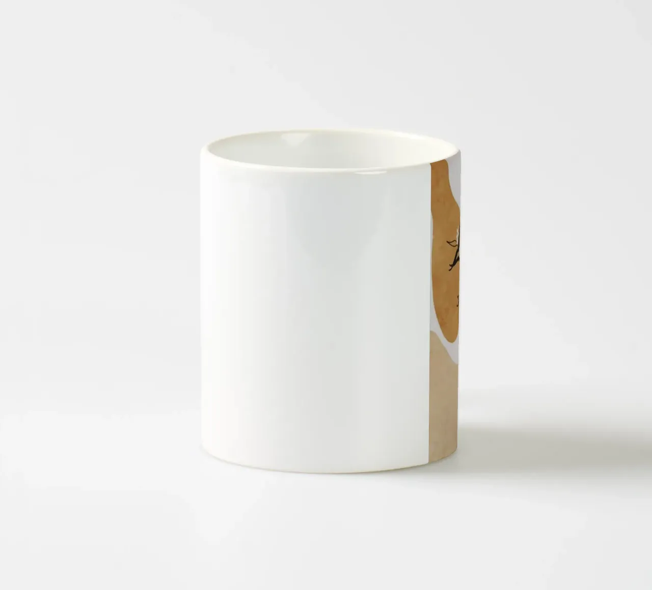 art line branch tazza in ceramica da carsa