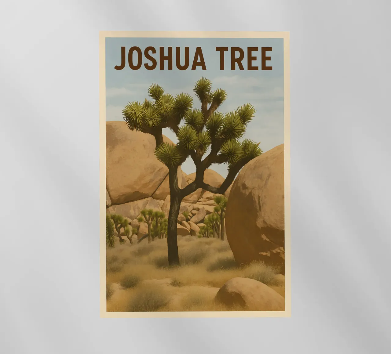 Joshua Tree - Vintage pellicola backlit da WildTravelArt