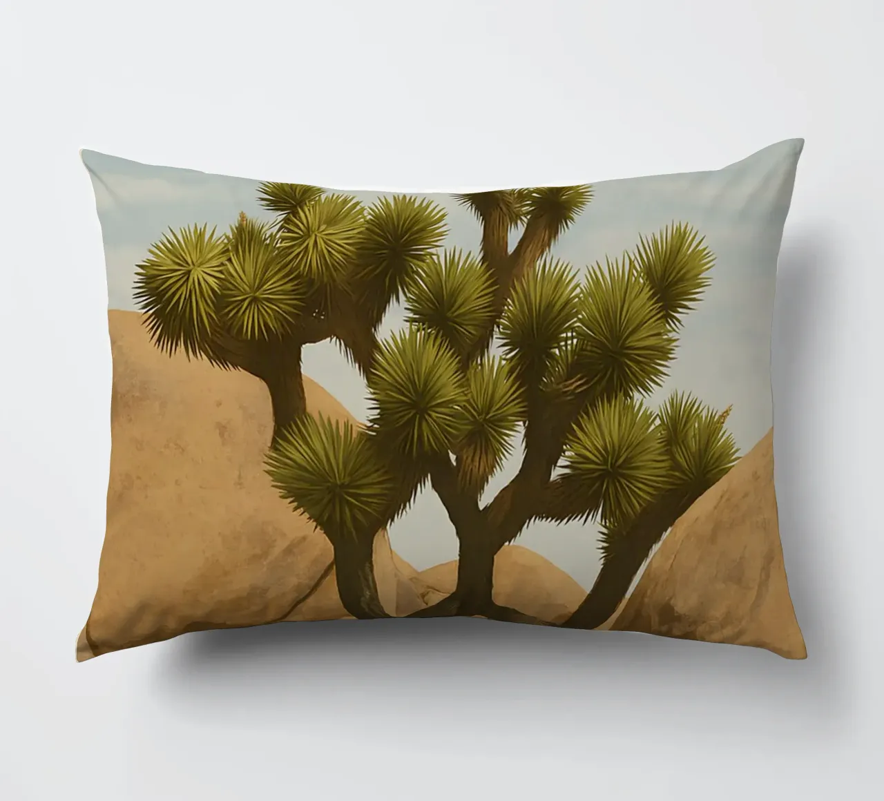 Joshua Tree - Vintage cuscino da WildTravelArt