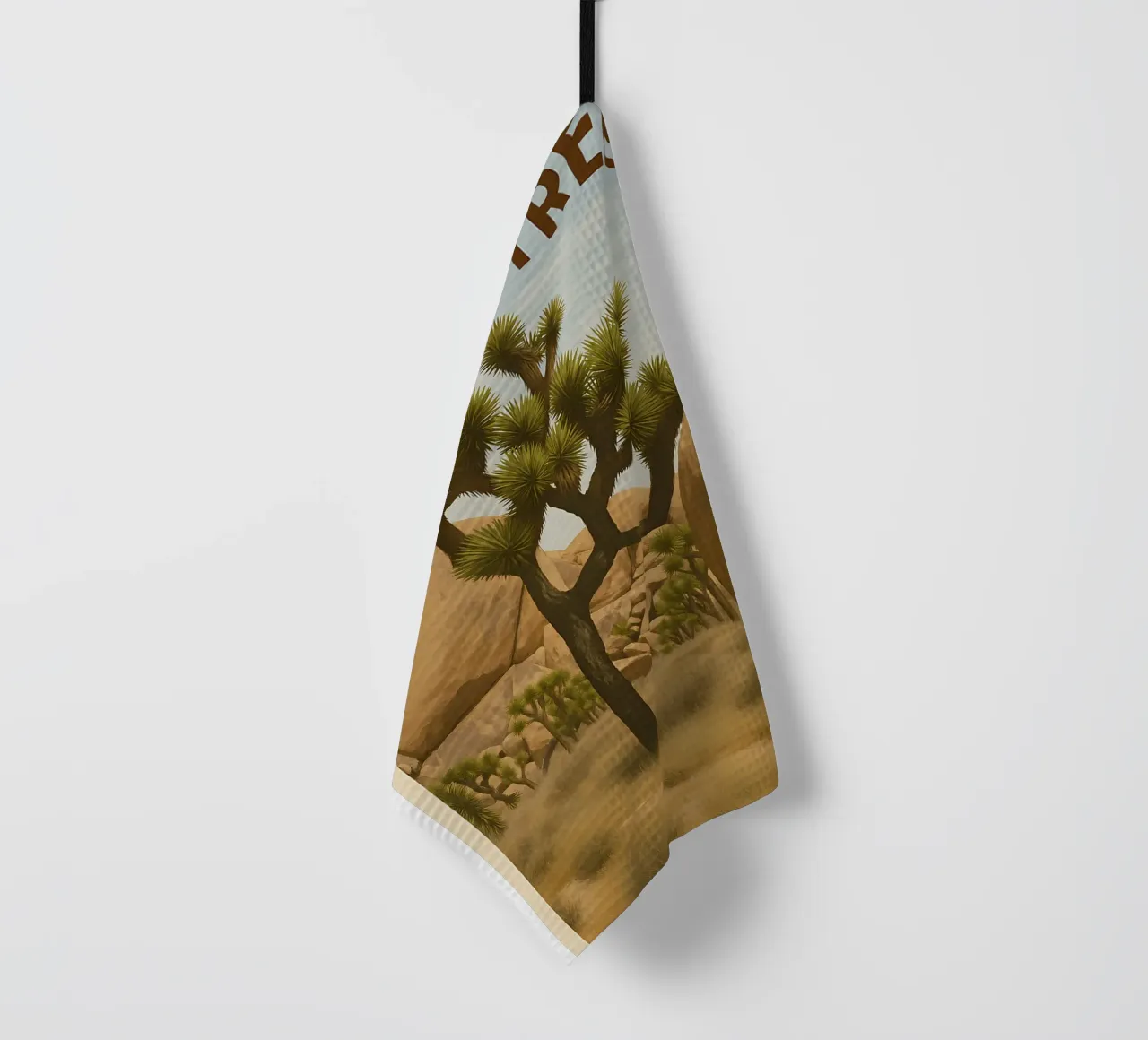 Joshua Tree - Vintage canovaccio da cucina da WildTravelArt