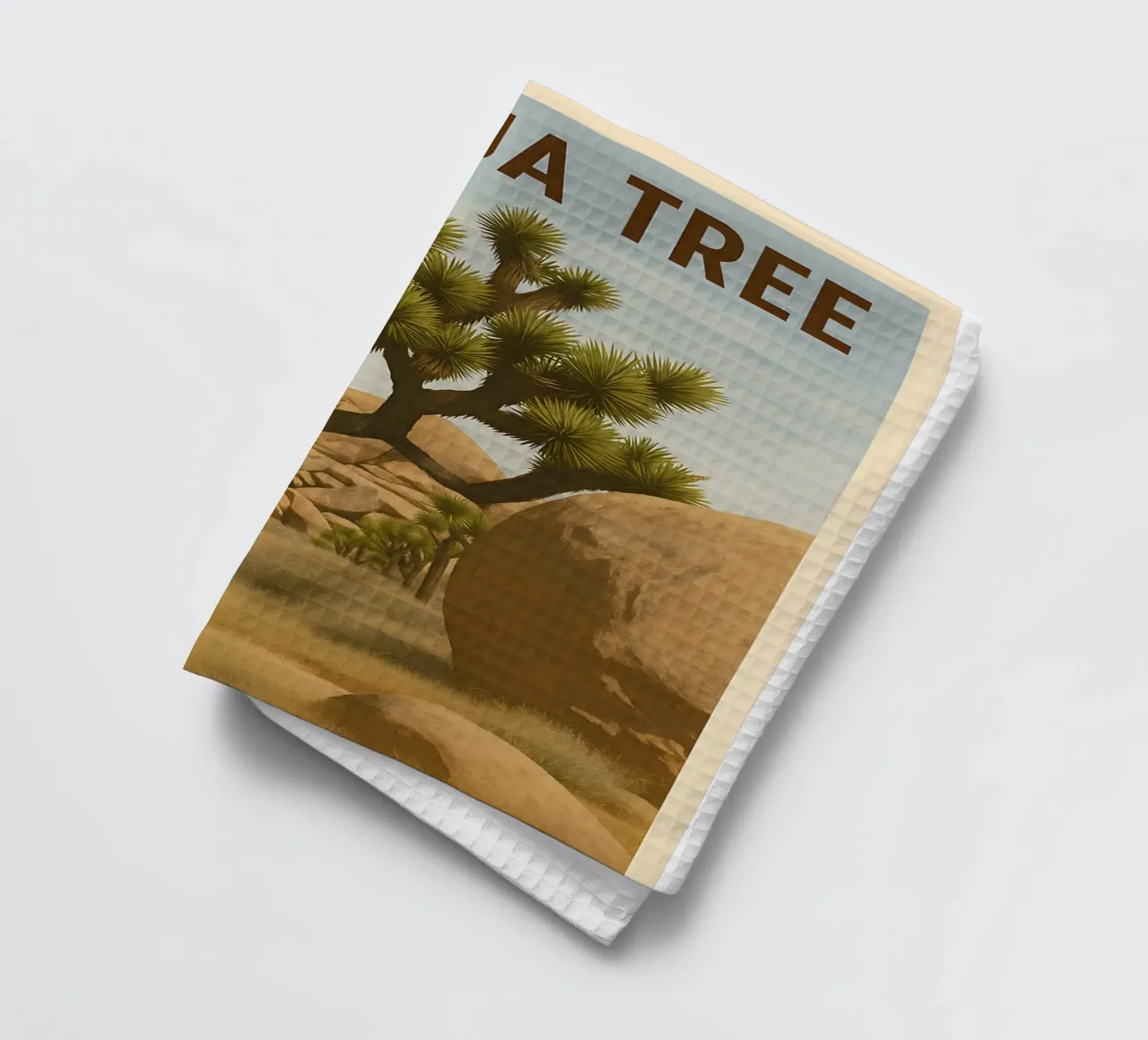 Joshua Tree - Vintage canovaccio da cucina da WildTravelArt