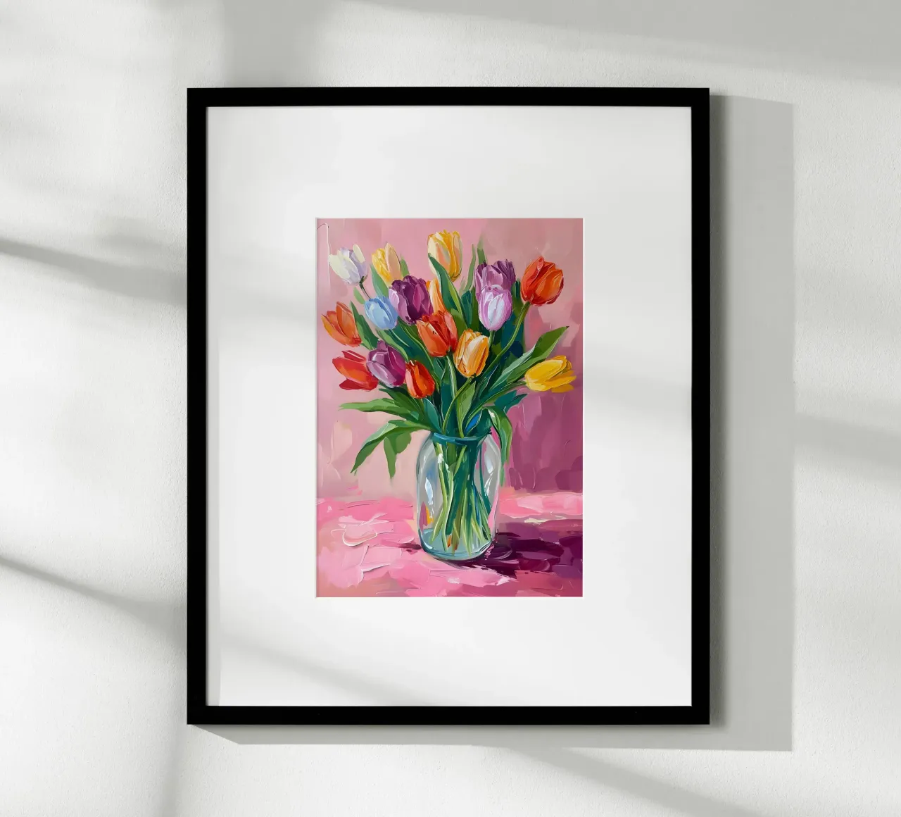 Tulip vase poster van Yaso Design & Art