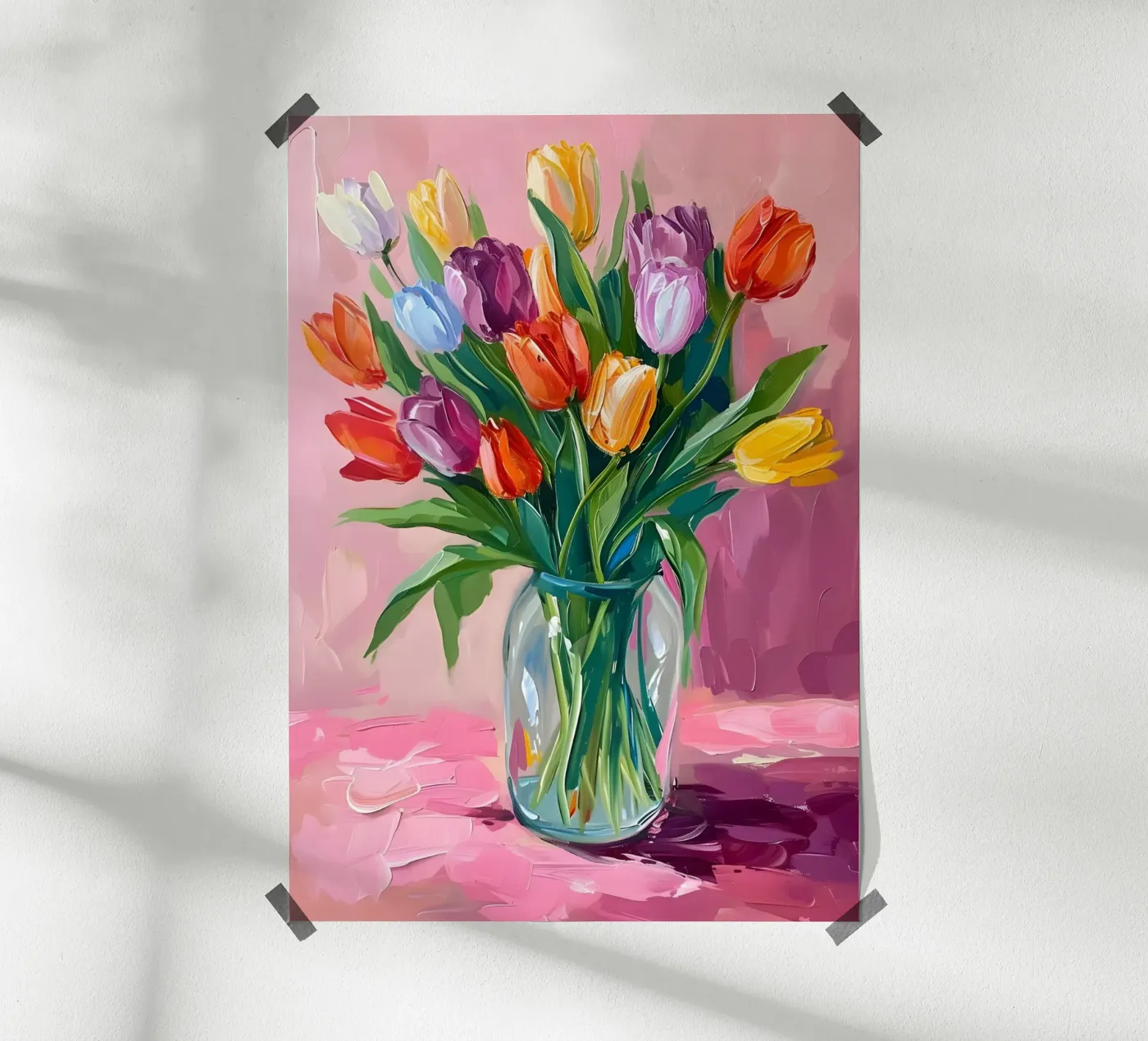 Tulip vase poster de Yaso Design & Art