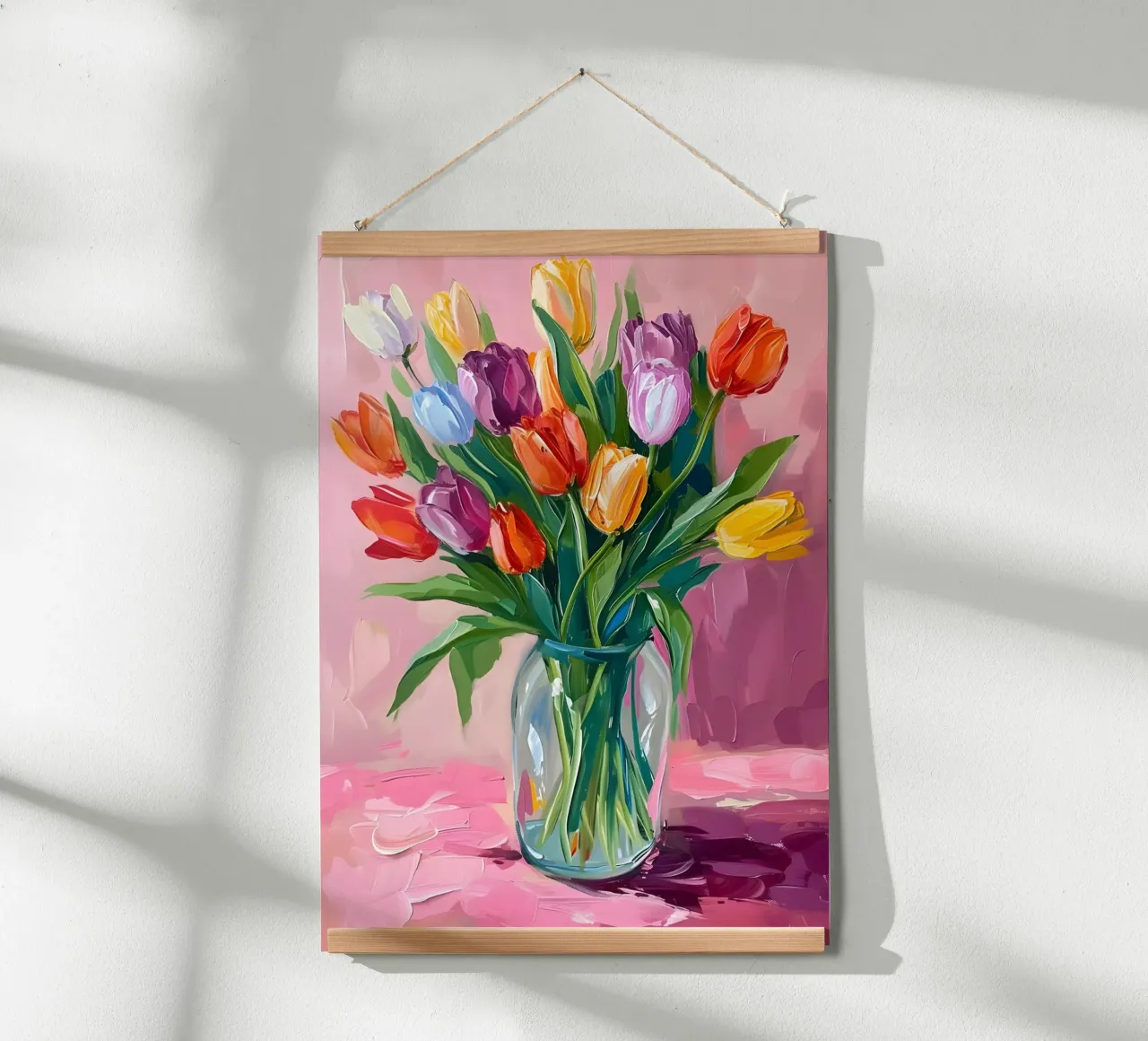 Tulip vase poster van Yaso Design & Art