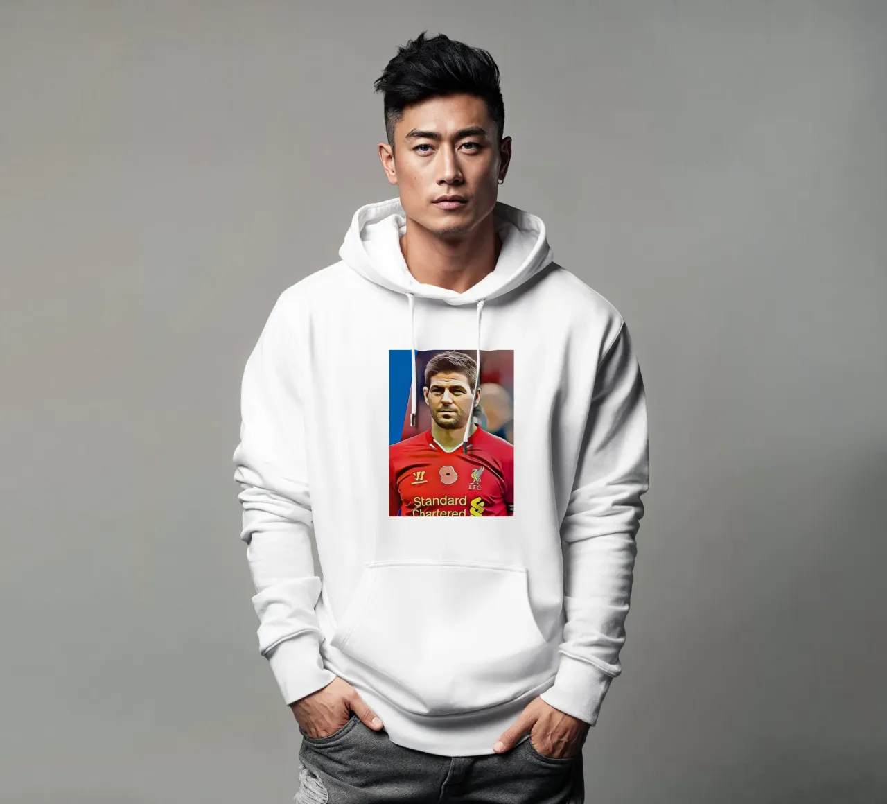 Steven Gerrard felpa con cappuccio da dan band