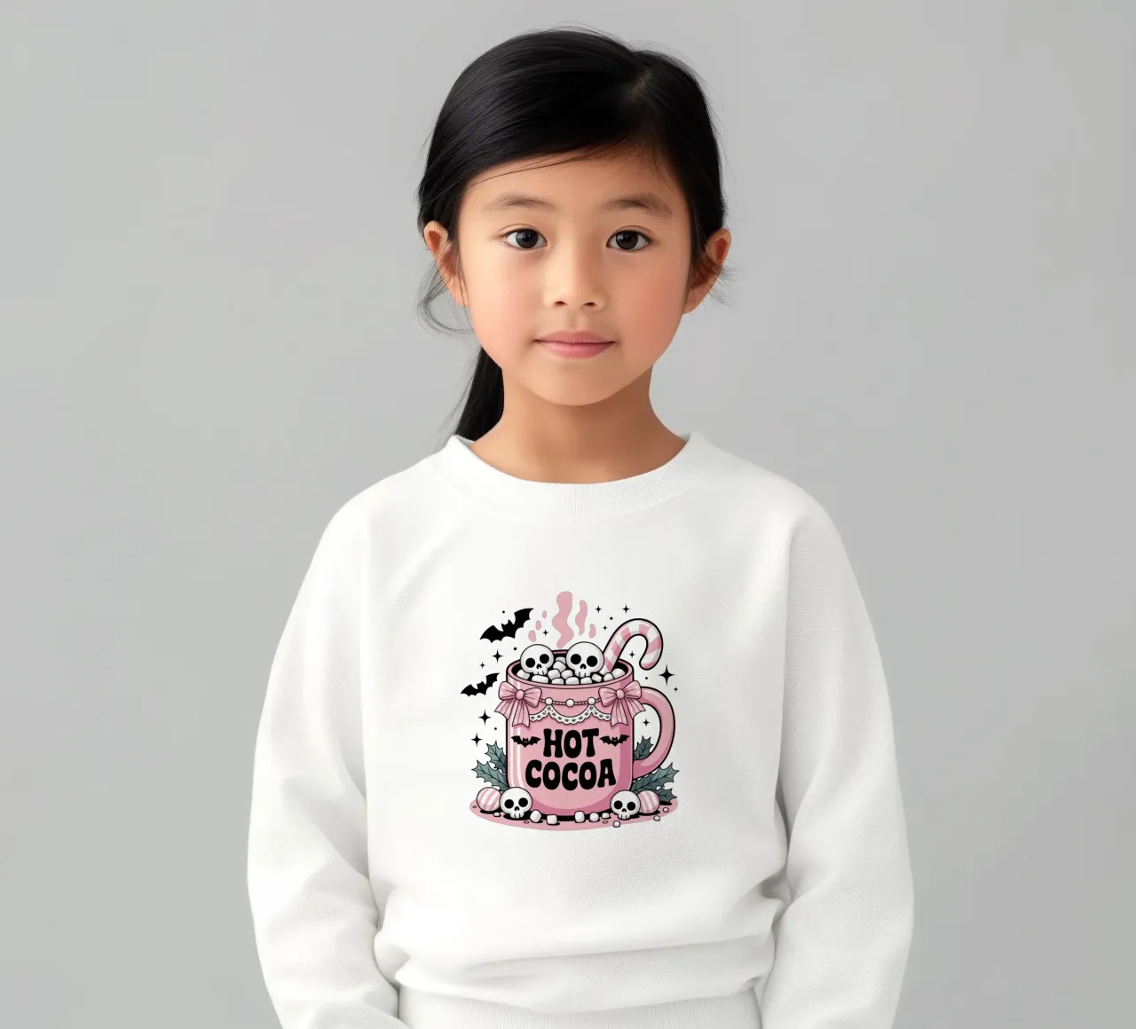 Pastel Goth Cocoa felpa bambino da Sasyall Graphics
