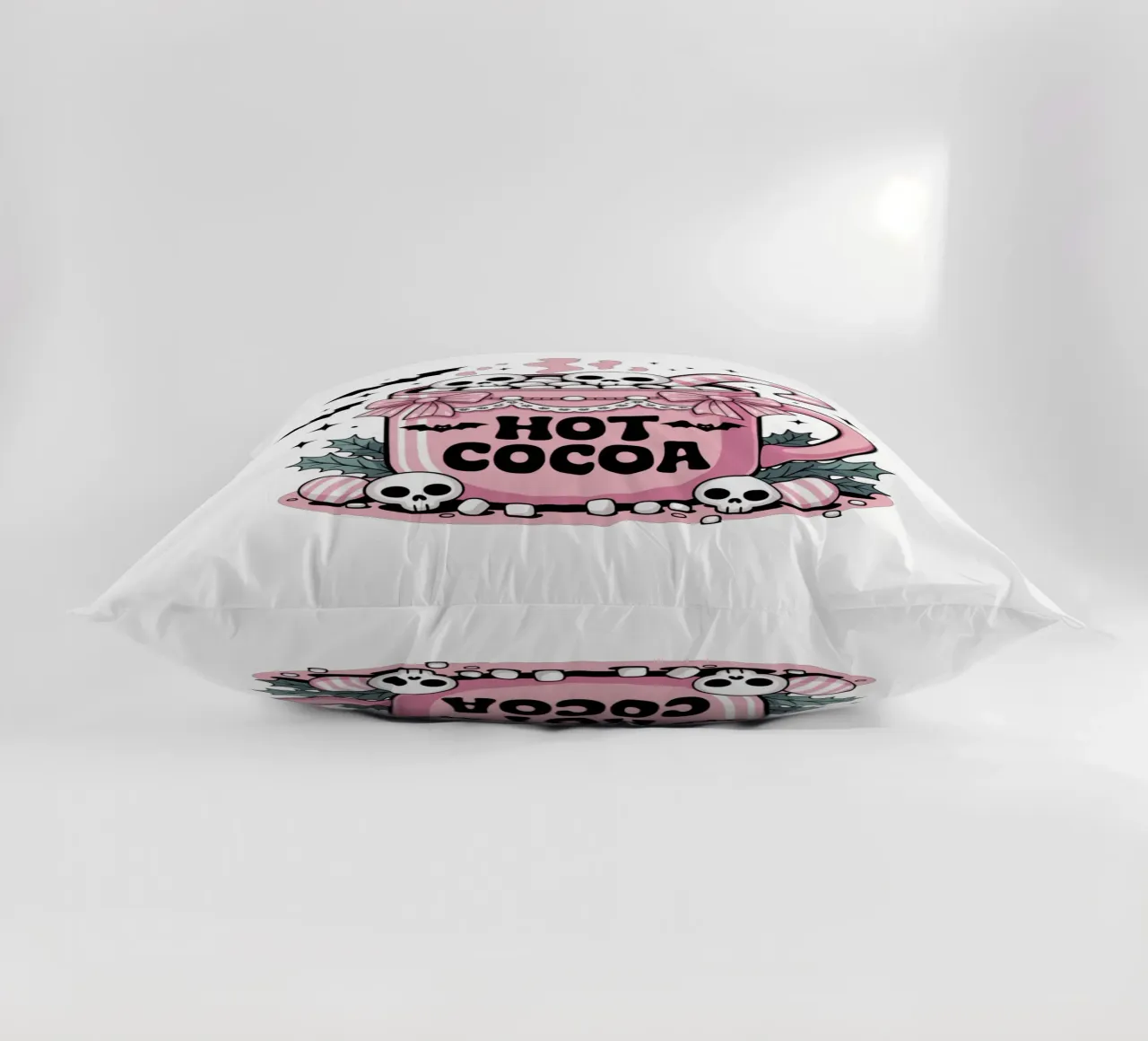 Pastel Goth Cocoa cuscino da Sasyall Graphics