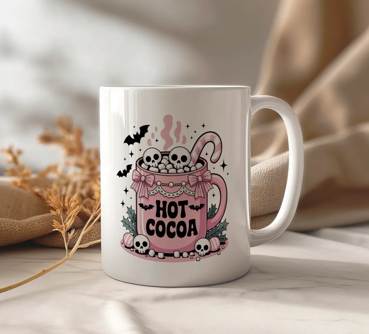 Pastel Goth Cocoa tazza in ceramica da Sasyall Graphics