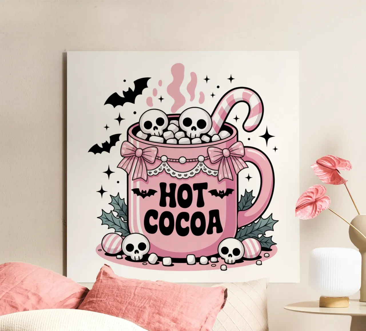 Pastel Goth Cocoa alluminio dibond da Sasyall Graphics