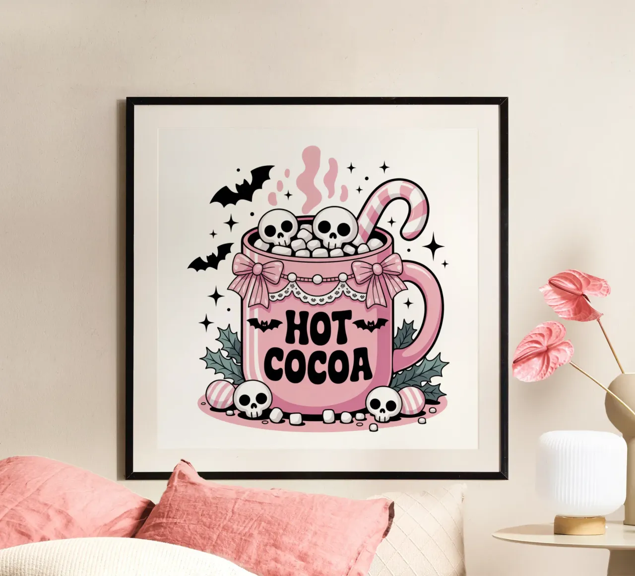 Pastel Goth Cocoa poster da Sasyall Graphics