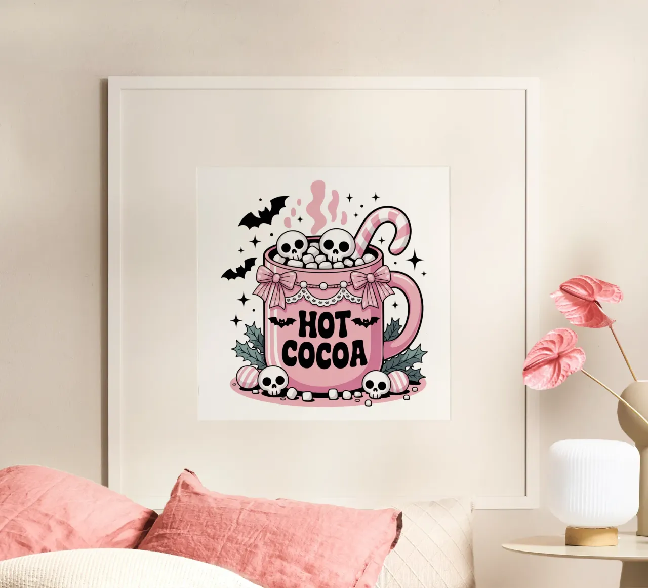 Pastel Goth Cocoa poster da Sasyall Graphics