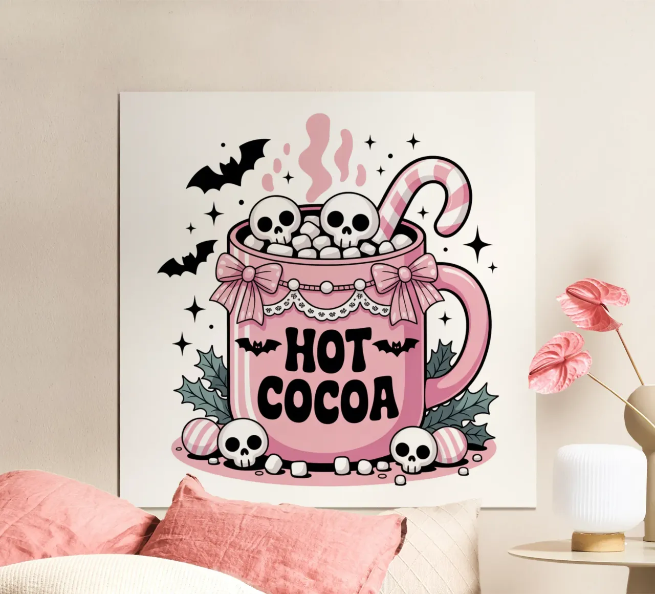 Pastel Goth Cocoa poster da Sasyall Graphics