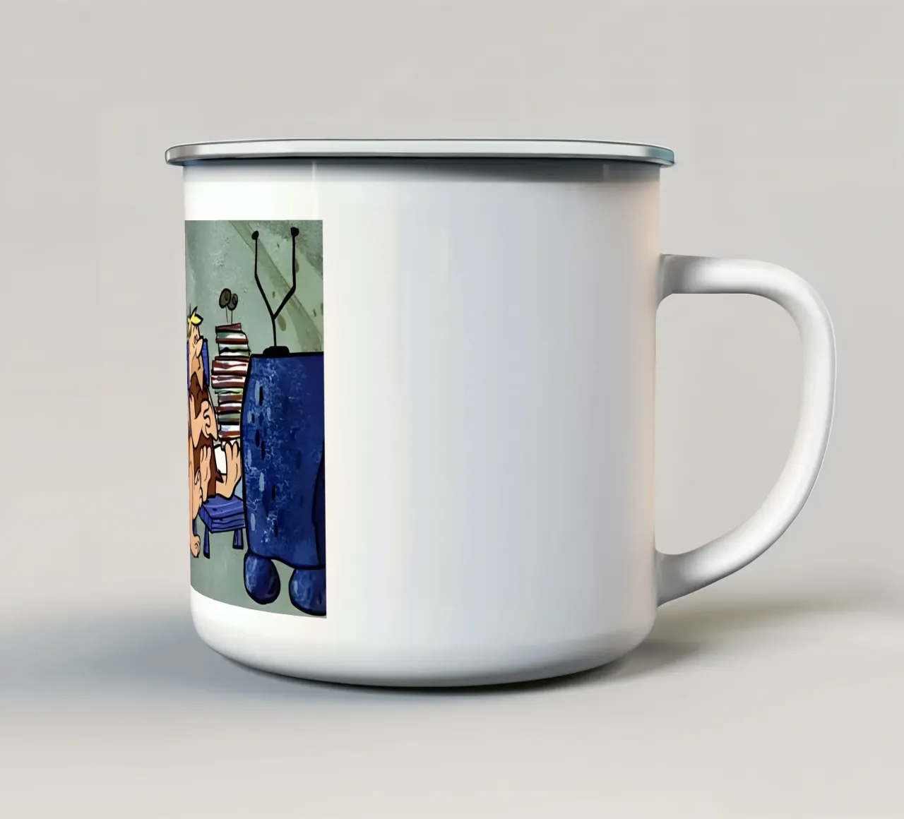 The Flintstones tazza in smalto da Low poly art