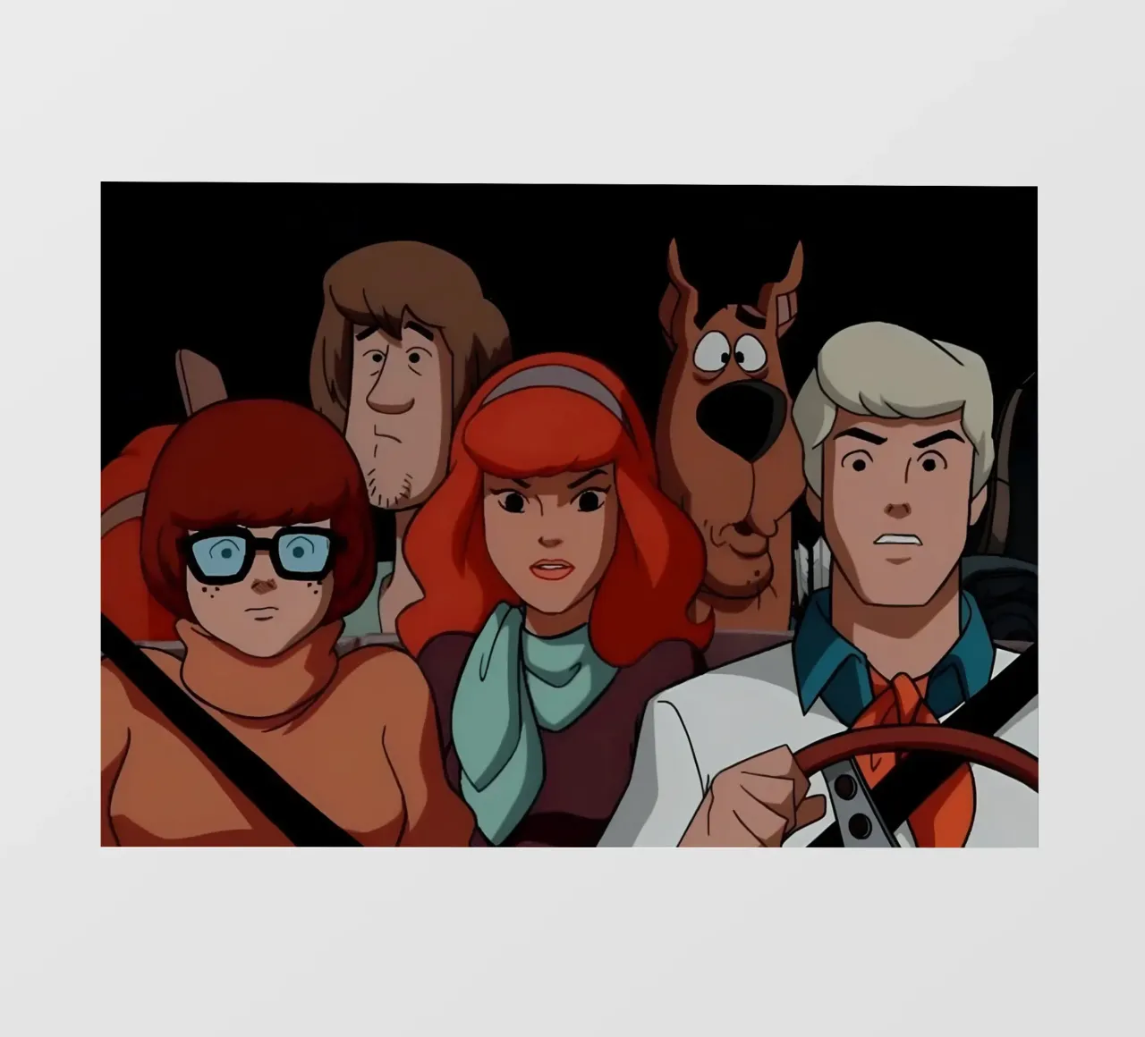 Scooby-Doo pellicola backlit da Low poly art