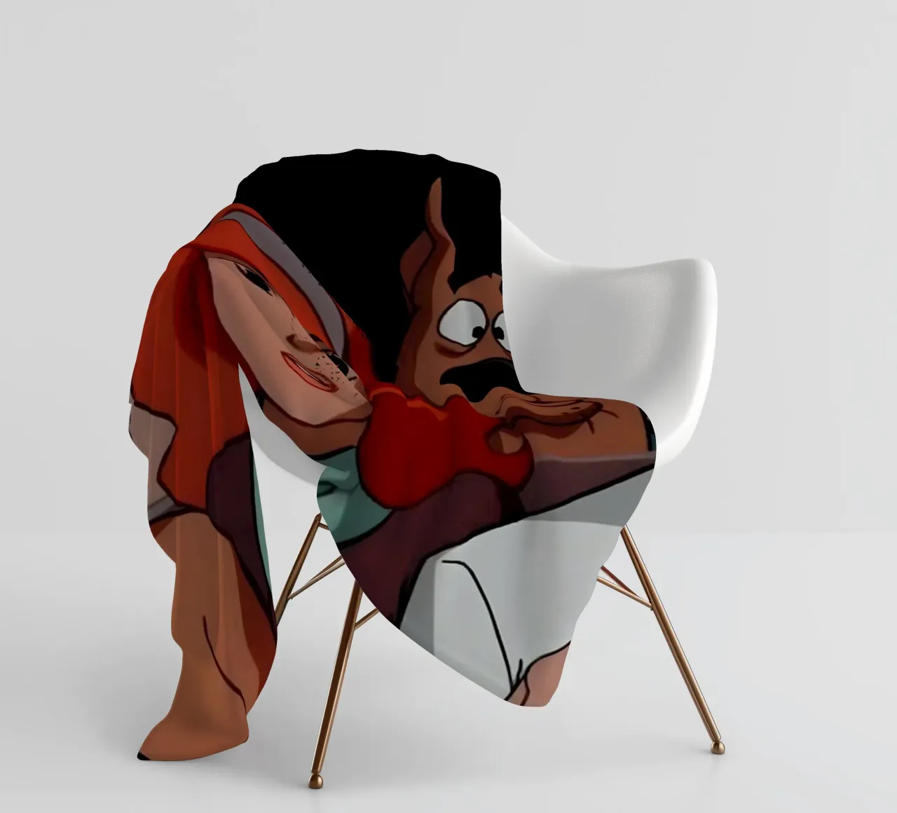 Scooby-Doo coperta in pile da Low poly art