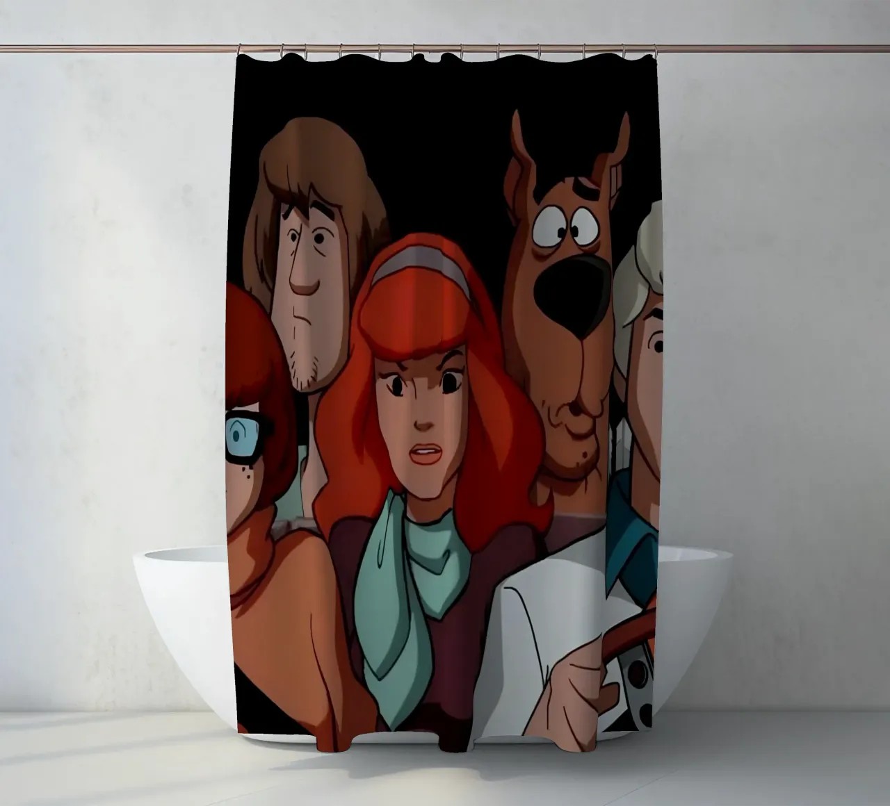 Scooby-Doo tenda da doccia da Low poly art