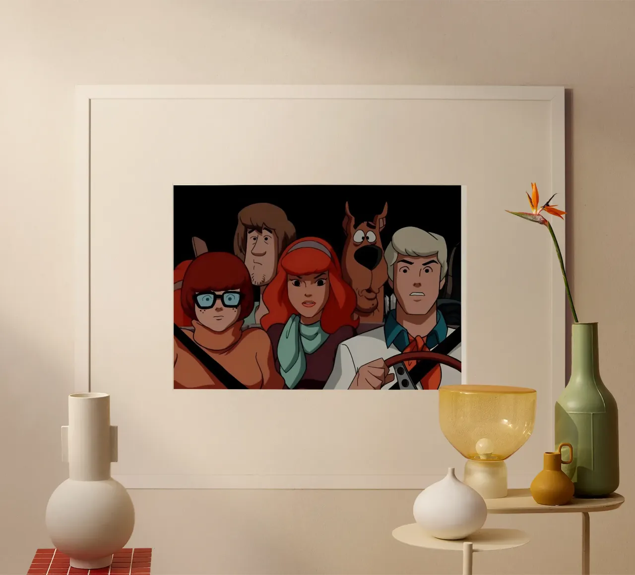 Scooby-Doo poster da Low poly art