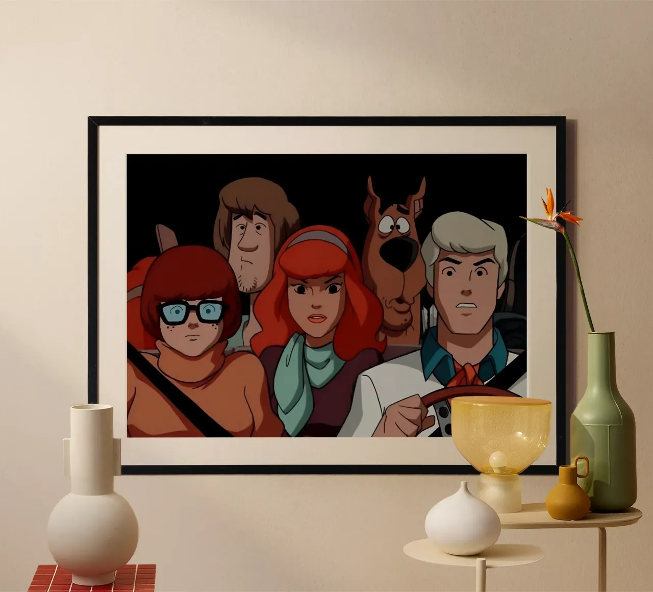 Scooby-Doo poster da Low poly art