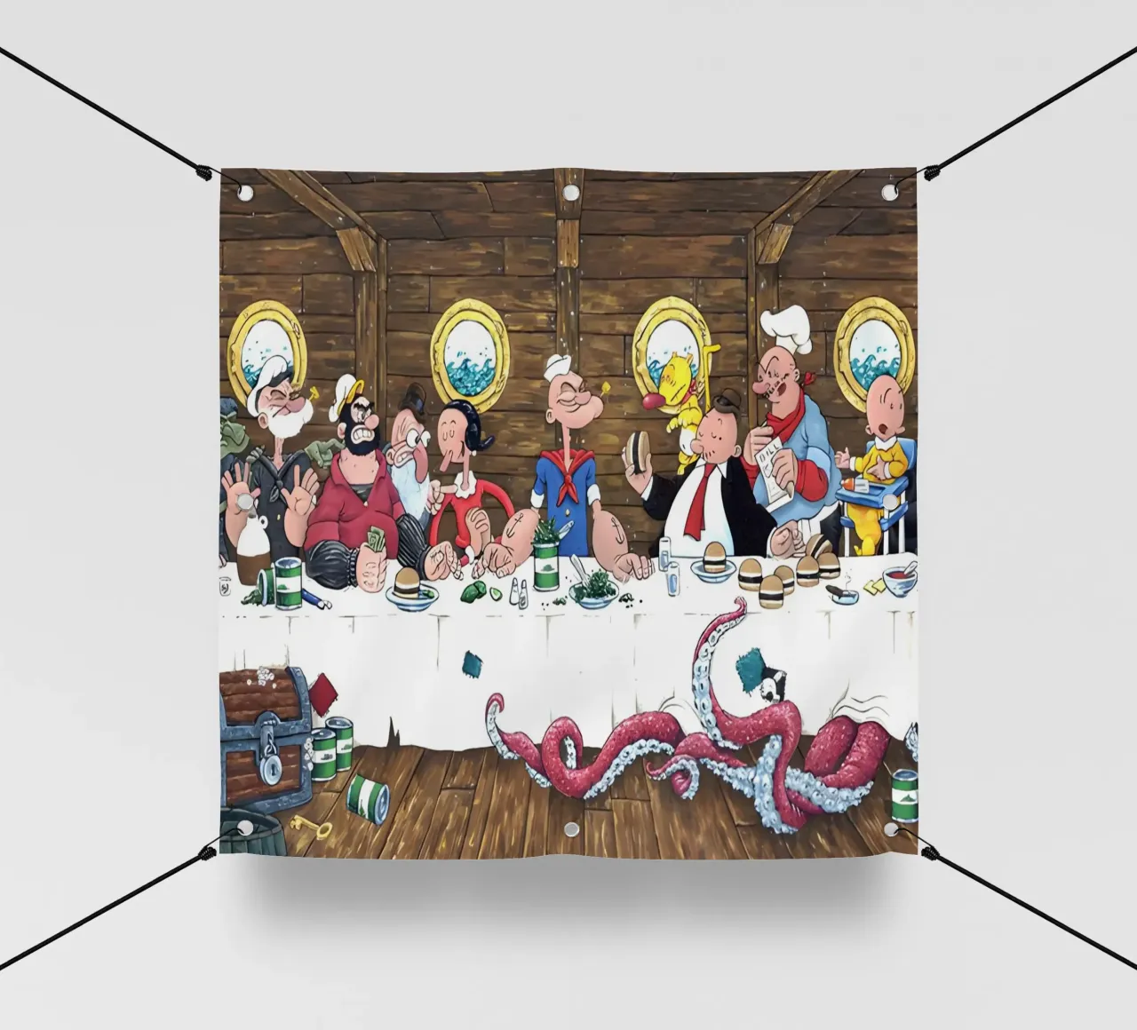 the Popeye telo in pvc da Low poly art