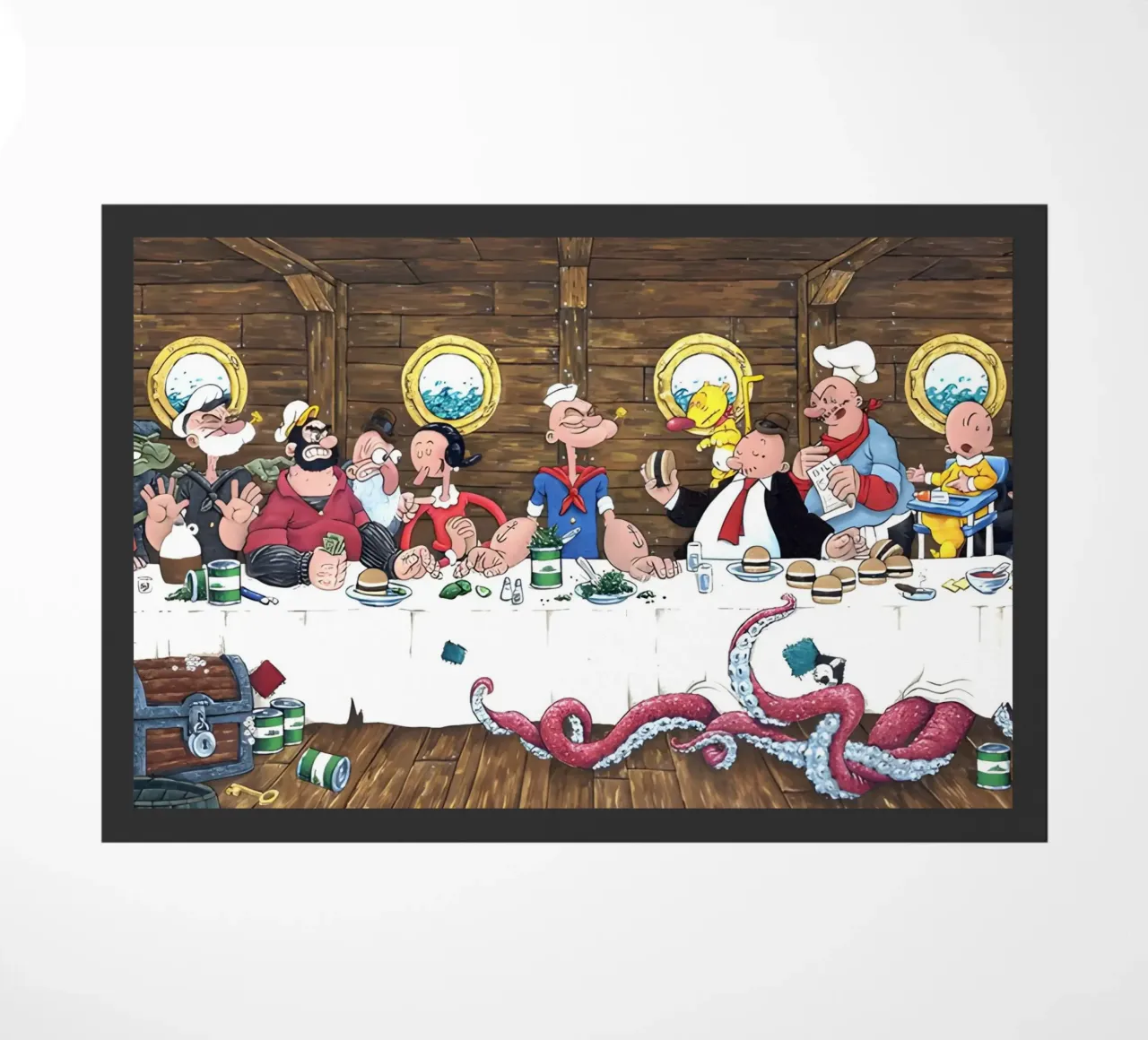 the Popeye zerbino da Low poly art