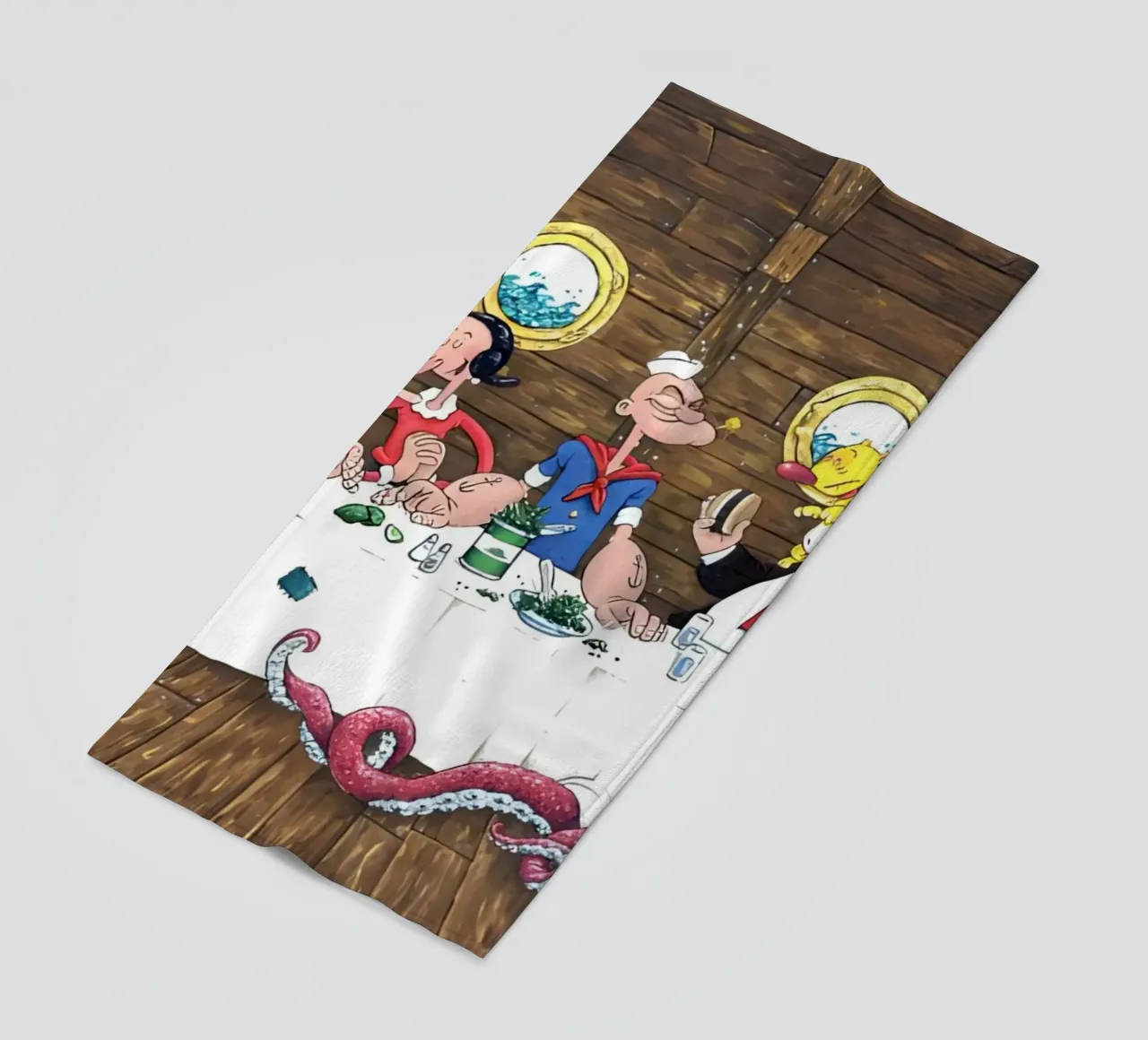 the Popeye telo mare da Low poly art