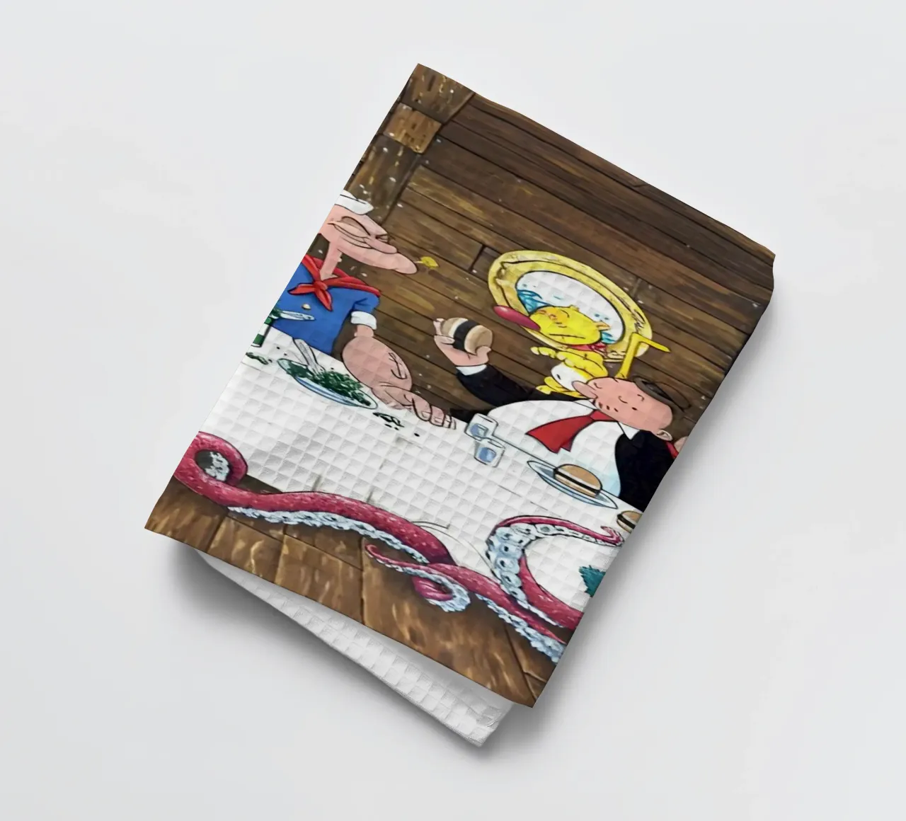 the Popeye canovaccio da cucina da Low poly art