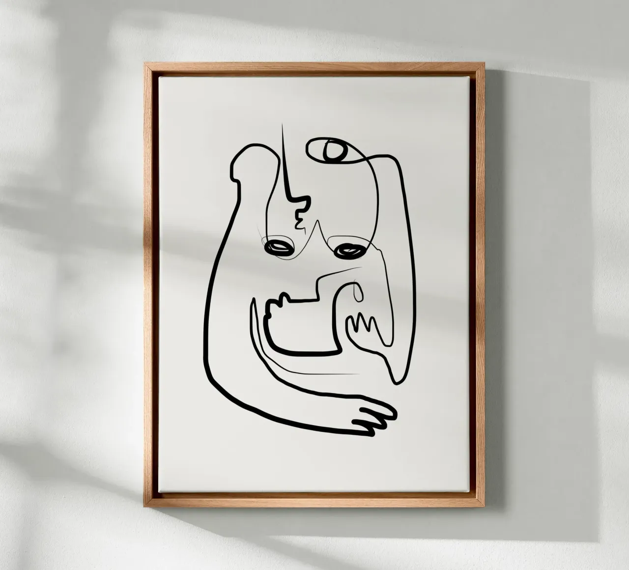 Borstvoeding canvas met Baklijst van Little Dean