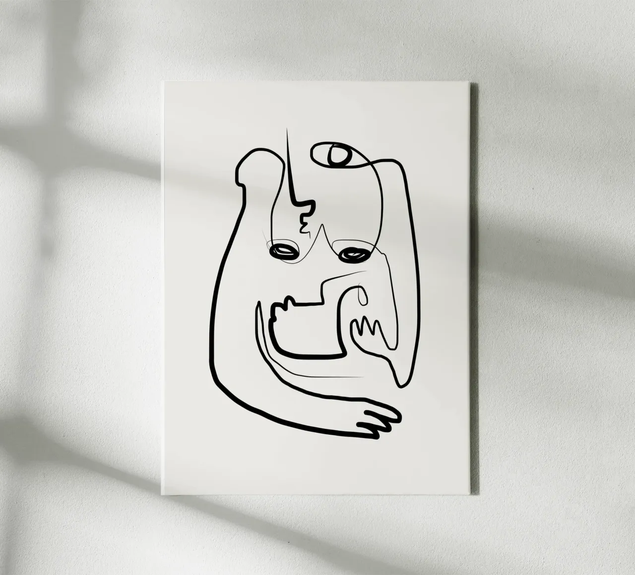 Borstvoeding canvas met Baklijst van Little Dean